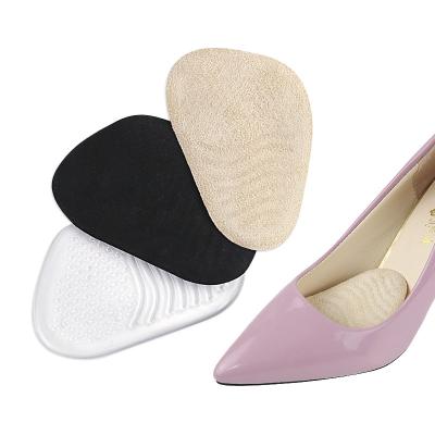 China Silicone Gel Cushion Forefoot Pads Foot Shoe Insert Reusable Silicone Metatarsal Pads Anti-Slip Ball for sale