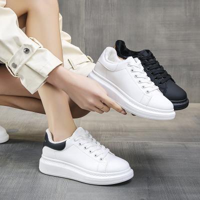 China Breathable Walking Shoes Sports Type Hairy Women Casual Shoes Platform Heel Causal Sneakers for sale