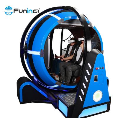 China Funin VR 720 Fiberglass+Steel Attraction VR 360 Virtual Reality Space Time Shuttle Simulator 9D VR Simulator With Exclusive Games for sale