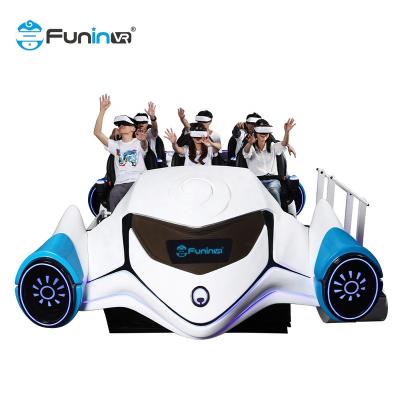 China Automatic fiberglass and metal virtual reality game machine for mall entrance for sale