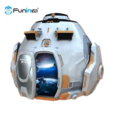 China Small Size Metal+acrylic+plastic Dome Cinema 4 Seats 4d Motion Game Machine Big Experience For Shopping Mall for sale