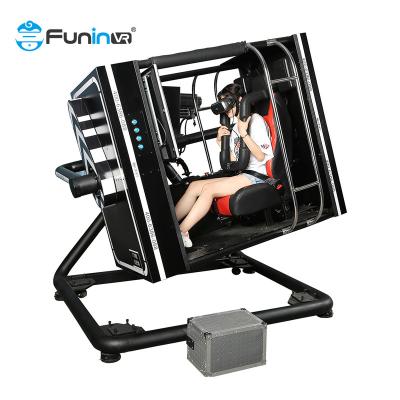 China Steel metal simulation jet flying simulator 720 degree equipment VR game machine flight for acrde game for sale