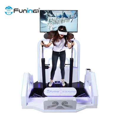 China Metal VR Ski Simulator and 9D VR Simulation Rides Virtual Reality Theme Park Rides for Indoor Mall Park for sale