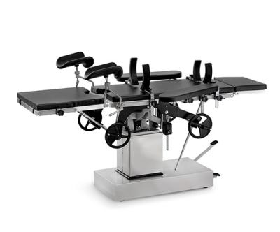 China Metal Manual Operating Table Medical Emergency Hydraulic Surgical Operation for sale