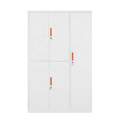 China Home Office Furniture Large Capacity Household Office Furniture White Metal Cabinet High Quality Steel Locker For Storage for sale