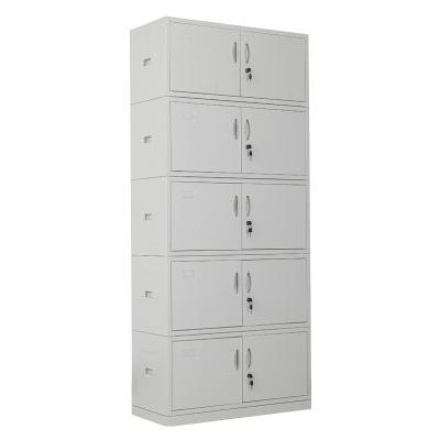 China (Size) Luoyang Manufacturer New Style Adjustable Office Furniture Divided Five Section Storage Fireproof Steel File Cabinet for sale