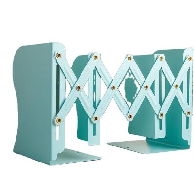 China Decorative Light Green Home Office Bookend Simple Modern Foldable Environmentally Friendly Stand Bookends for sale