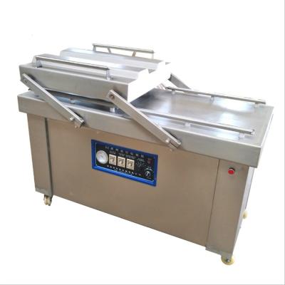 China 2022 Hot Sale Double Chamber Desktop Vacuum Nitrogen Gas Modified Atmosphere CE Meat Vegetable Vacuum packaging Machine for sale