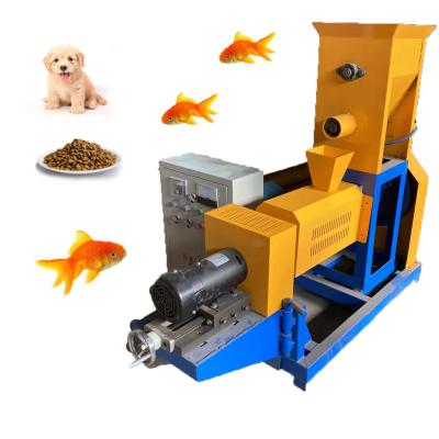 China Fish feed extruder pet dog food production line à venda