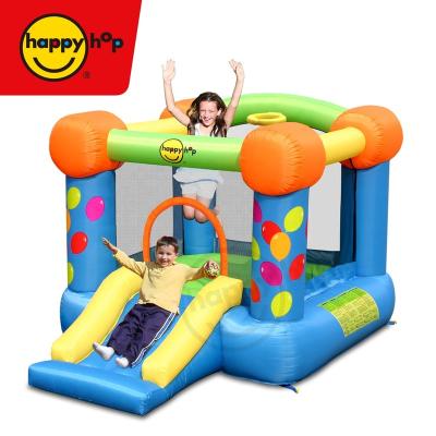 China Party bounce-9070 inflatable bouncer happy hop inflatable slide and inflatable circle bouncer bouncer house with slide for sale