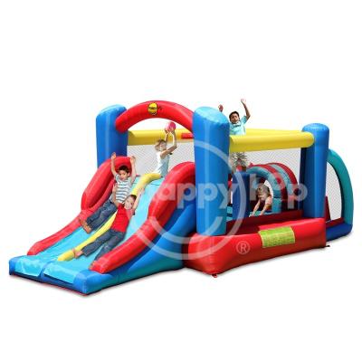 China Inflatable Bouncer Happy Hop 9163--Giant Giant Combo Inflatable Bouncy Castle House Slide Jumping Bouncer for sale