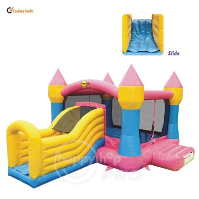 China Super Slide HappyHop Bouncer-1007A Pink Castle Bouncer And Bouncer With Slide for sale