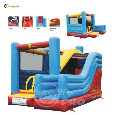 China Happyhop Pro Crawl Slide Bouncer For Commercial Super Bouncer Use-1021 n Slide for sale