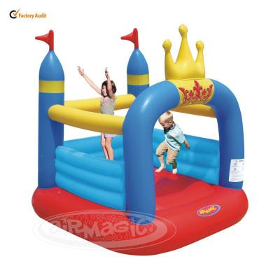 China Small Jumping Castle Castle Bounce Baby Gym Toy-8303 Crown Jumping PVC Castle for sale