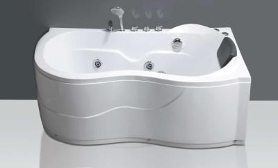 China Bathroom accessories massage bathtub with faucet for sale