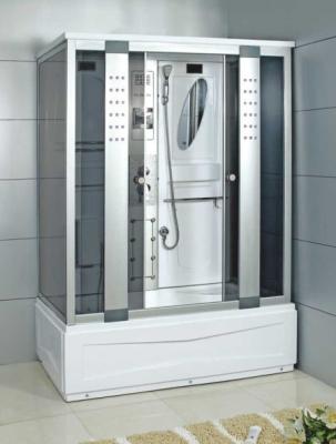 China Bathroom showers water repellent shower enclosures with frame shower cubicle for sale