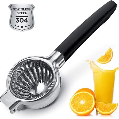 China Viable Lemon Squeezer Stainless Steel With Metal Heavy Duty Solid Bowl Premium Quality Large Manual Squeezer Citrus Squeezer for sale