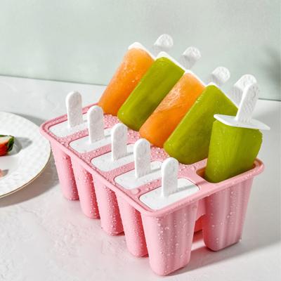 China Sustainable Easy Release Ice Pop Maker Popsicle Molds Silicone Ice Pop Molds With Funnel for sale