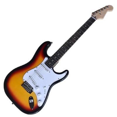 China All Player Flyoung Tobacco Sunburfactory Basswood Body 6 Strings Electric Guitar High Quality Cheap Price Cufactoryom Made Factory for sale