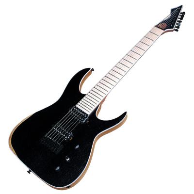 China Ash Factory Outlet 7 String Electric Guitar 24 Black Frets, Rosewood Fingerboard for sale