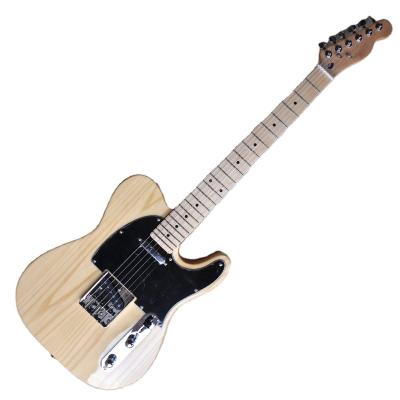 China All Player Flyoung Wholesale Price Quality Products Factory Electric Guitar Ash Body Natural Guitar for sale