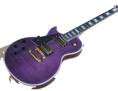 China All Player Flyoung Purple Left Handed Electric Guitar 6 String Electric Guitar Cheap Price Guitar for sale