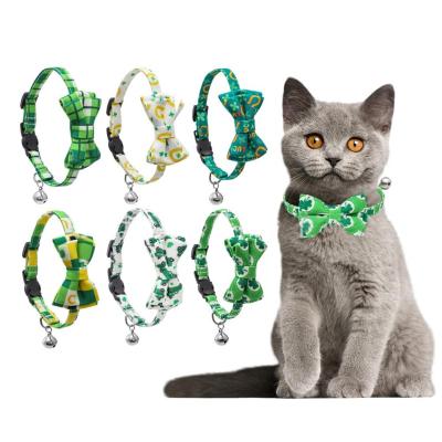 China Hundehalsband Welpen Cat Collars Customized Dog Collar JEWELED Bow Tie Made to Order for Cats for sale