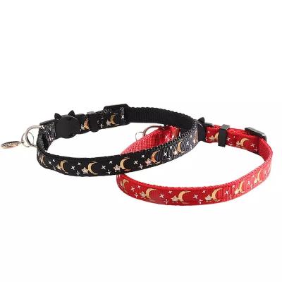 China Wholesale Colorful DETACHED Kitten Brakeaway With Bell Cat Collar Pet Charm for sale