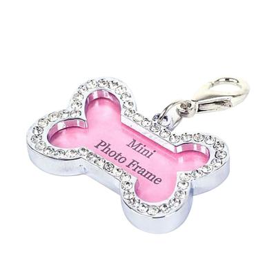 China Quick Release Dog Pet Collar Jewelry Name Tag Rhinestone Decorated Crystal for sale