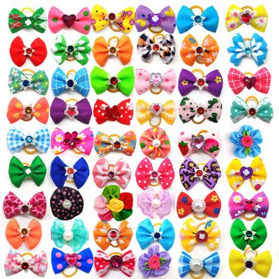 China Stocked 2021 Small Dog Cat Hair Accesorios Para Mascotas Dog Pet Accessories China Hair Wholesale Shop Buying Bow Tie for sale