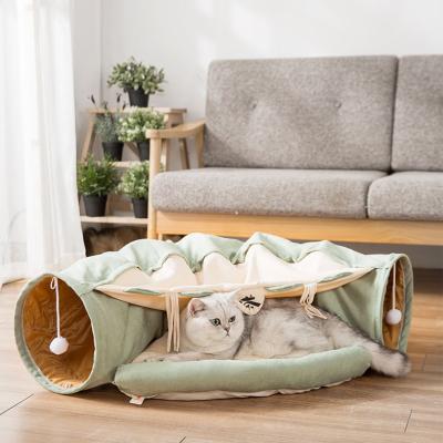 China Indoor Waterproof Winter Cat Tunnel Cave Bed Furniture Luxury Bedroom for sale