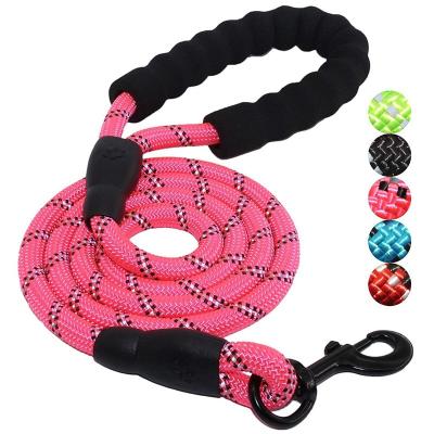 China Wholesale High Quality Strong Reflective Pet Rope Dog Accessories Reflective Nylon Leash for sale