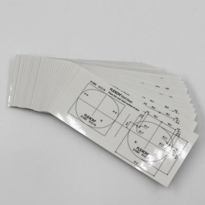 China Waterproof Clear BOPP Sticker For Glasses Paper Waterproof Static Sticker Labels for sale