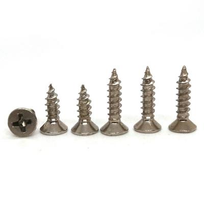 China M3.5 Flat Countersunk Head Phillips Hardened Steel M3.5 Cross Recessed Self Drilling Chipboard Countersunk Head Screw for sale