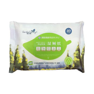 China Soft Comfortable Clean Tissue Wet Toilet Paper Can Be Scattered Storage For Household Use for sale