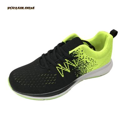 China OEM ODM Round Custom Fly Knit Flexible Jogging Athletic Running Jogger Sports Shoes for sale