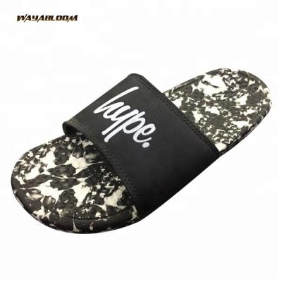 China Interesting Flip Flops Swim Non-slip Slider Design Beach EVA Man Slipper Newest for sale