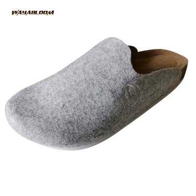 China Fashion Canvas Shoes Anti-slippery Breathable Half Slipper With Rubber Sole Slip for sale