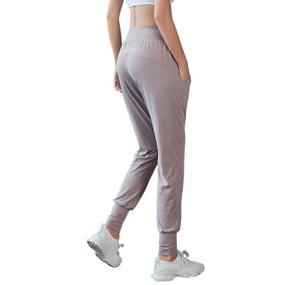 China Casual Sports Ladies Sweatpants Girls Joggers Modern Design Women's Fashionable QUICK DRY Sportswear Loose Pants With Pocket for sale