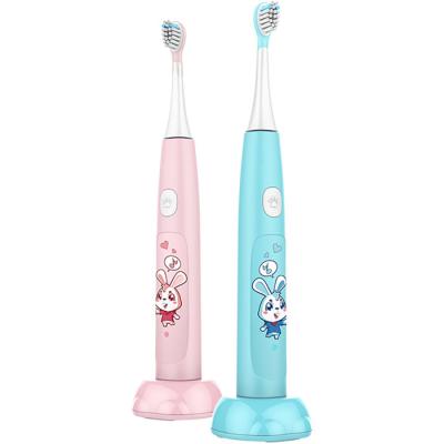 China Soft Bristles Cute Cartoon Electric Toothbrush IPX7 Girl Childs Junior Electric Toothbrush for sale