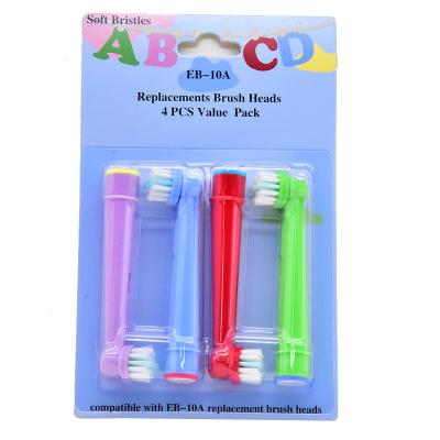 China Las cabezas de los cepillos de dientes eléctricos ecológicos para niños para Ora Soft Bristle Eb10A Ergonómico en venta