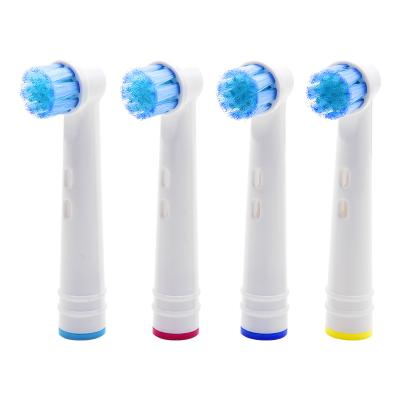 China Compact Flat Bristled Sensitive Electric Toothbrush Heads For Oral B for sale