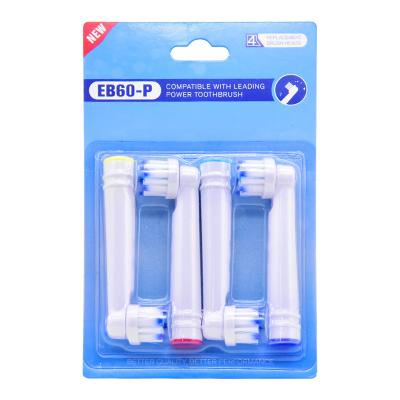 China Eb60-P Cabezas de cepillo de dientes electrónicos inteligentes orales reutilizables con cabezas redondas en venta