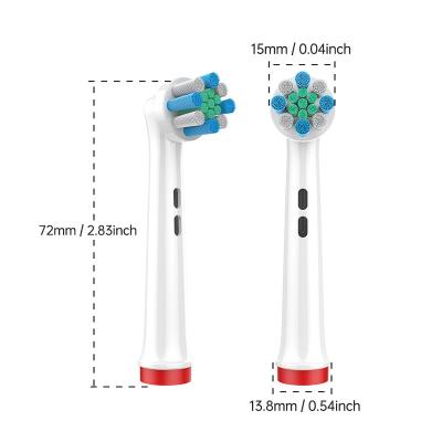 China Electric Toothbrush Soft Brush Heads Concave Shape For Home Use Deep Clean for sale