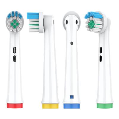 China Maximize Oral Cleanliness Round Toothbrush Head For Oral B Adult Use for sale