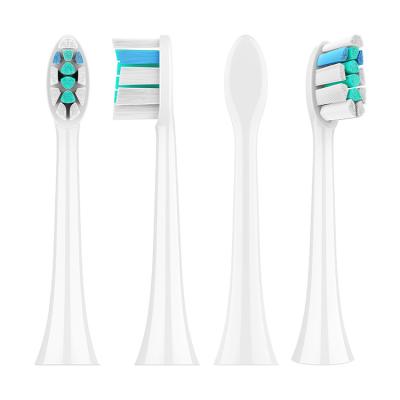 China HX924-P Electric Toothbrush Head For Philips Unique Crescent Shaped Trim Design for sale