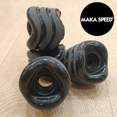 China Adult MAKA SHIP 70MM Skateboard All Terrain Wheels Surf Curvy 78A Land Skateboard Wheels Longboard Good Quality for sale