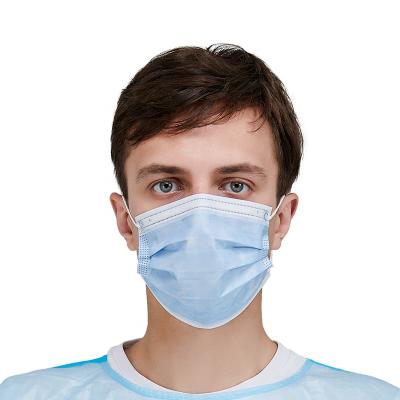 China Disposable 3Ply Medical Non Woven Face Mask For Hospital for sale