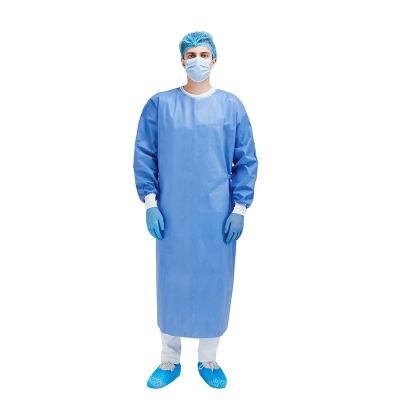 China China manufacturer PP SMS Surgical Gowns Disposable Surgical Medical Gowns for sale