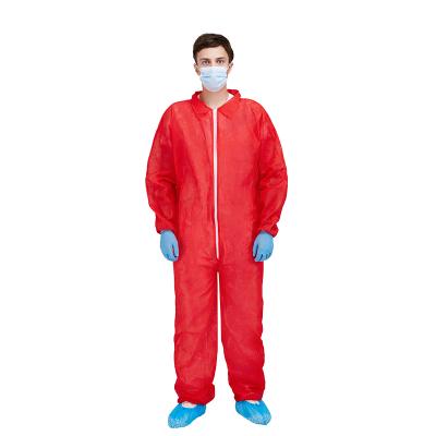 China Protection Overalls Comfortable Disposable PP Non woven Coverall for sale